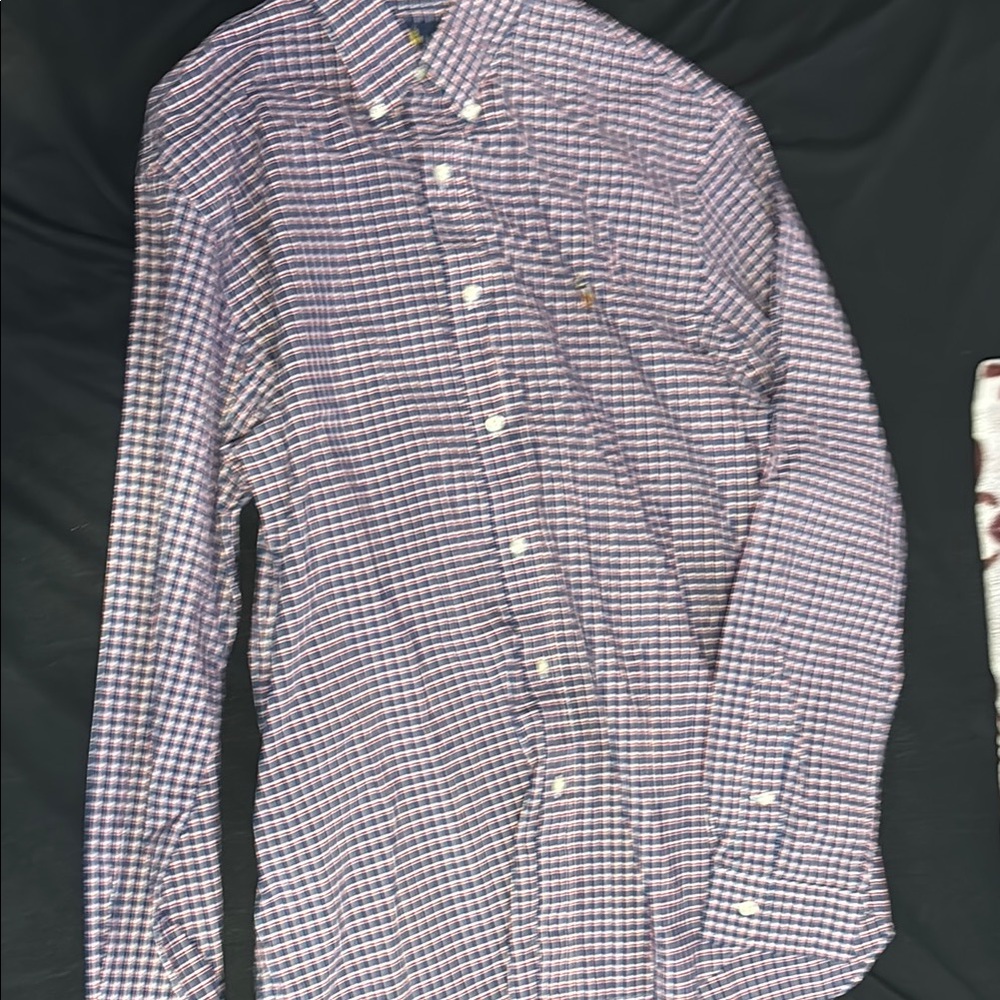 Men's Purple Checkered Shirt
